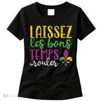Laissez Les Bons Temps Rouler Mardi Gras New Orleans Women's T-Shirt thumb 0