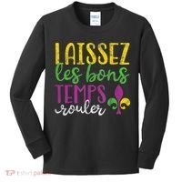 Laissez Les Bons Temps Rouler Mardi Gras New Orleans Kids Long Sleeve Shirt thumb 0