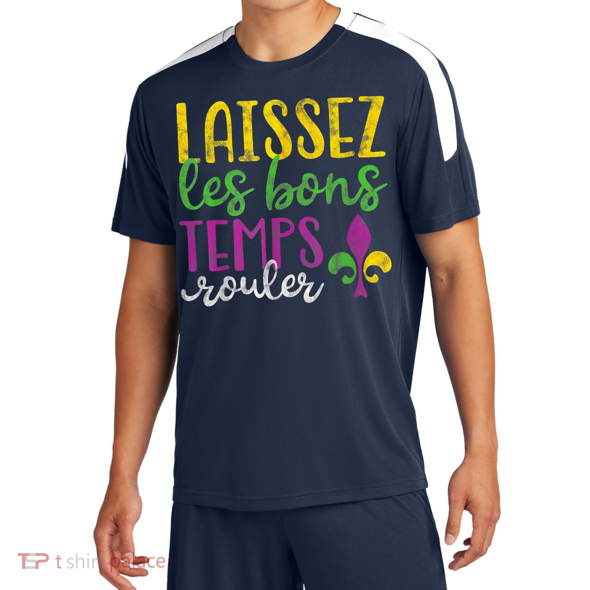 Laissez Les Bons Temps Rouler Mardi Gras New Orleans Sport-Tek Competitor United Soccer Jersey