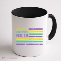 Laissez Les Bons Temps Rouler American Flag Mardi Gras Coffee Mug thumb 1