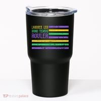 Laissez Les Bons Temps Rouler American Flag Mardi Gras Tumbler thumb 0
