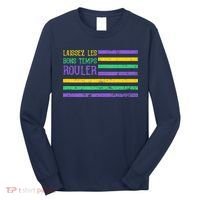 Laissez Les Bons Temps Rouler American Flag Mardi Gras Long Sleeve Shirt thumb 0
