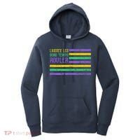 Laissez Les Bons Temps Rouler American Flag Mardi Gras Women's Hoodie thumb 0