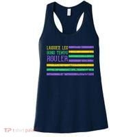 Laissez Les Bons Temps Rouler American Flag Mardi Gras Women's Tank Top thumb 0