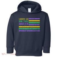 Laissez Les Bons Temps Rouler American Flag Mardi Gras Toddler Hoodie thumb 0