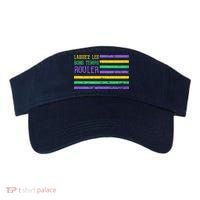 Laissez Les Bons Temps Rouler American Flag Mardi Gras Visor thumb 0