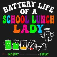 Lunch Lady Battery Cafeteria Food Preparation Assistant Bucket Hat thumb 4