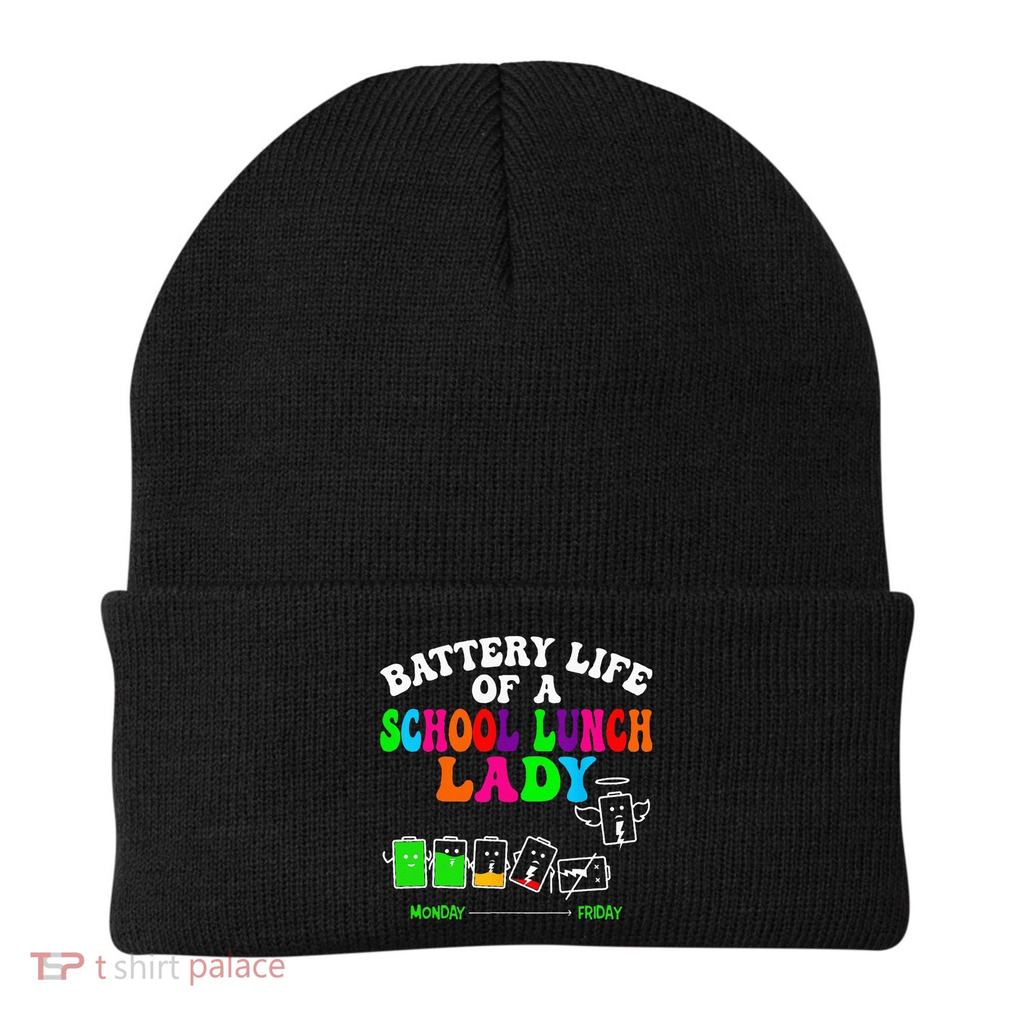 Lunch Lady Battery Cafeteria Food Preparation Assistant Beanie