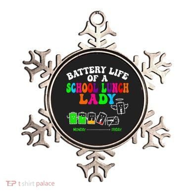 Lunch Lady Battery Cafeteria Food Preparation Assistant Ornament