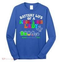 Lunch Lady Battery Cafeteria Food Preparation Assistant Long Sleeve Shirt thumb 0