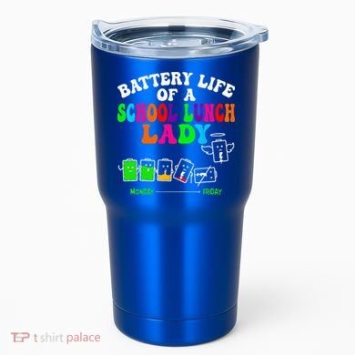 Lunch Lady Battery Cafeteria Food Preparation Assistant Tumbler