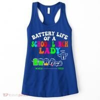 Lunch Lady Battery Cafeteria Food Preparation Assistant Women's Tank Top thumb 0