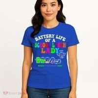 Lunch Lady Battery Cafeteria Food Preparation Assistant Women's T-Shirt thumb 4