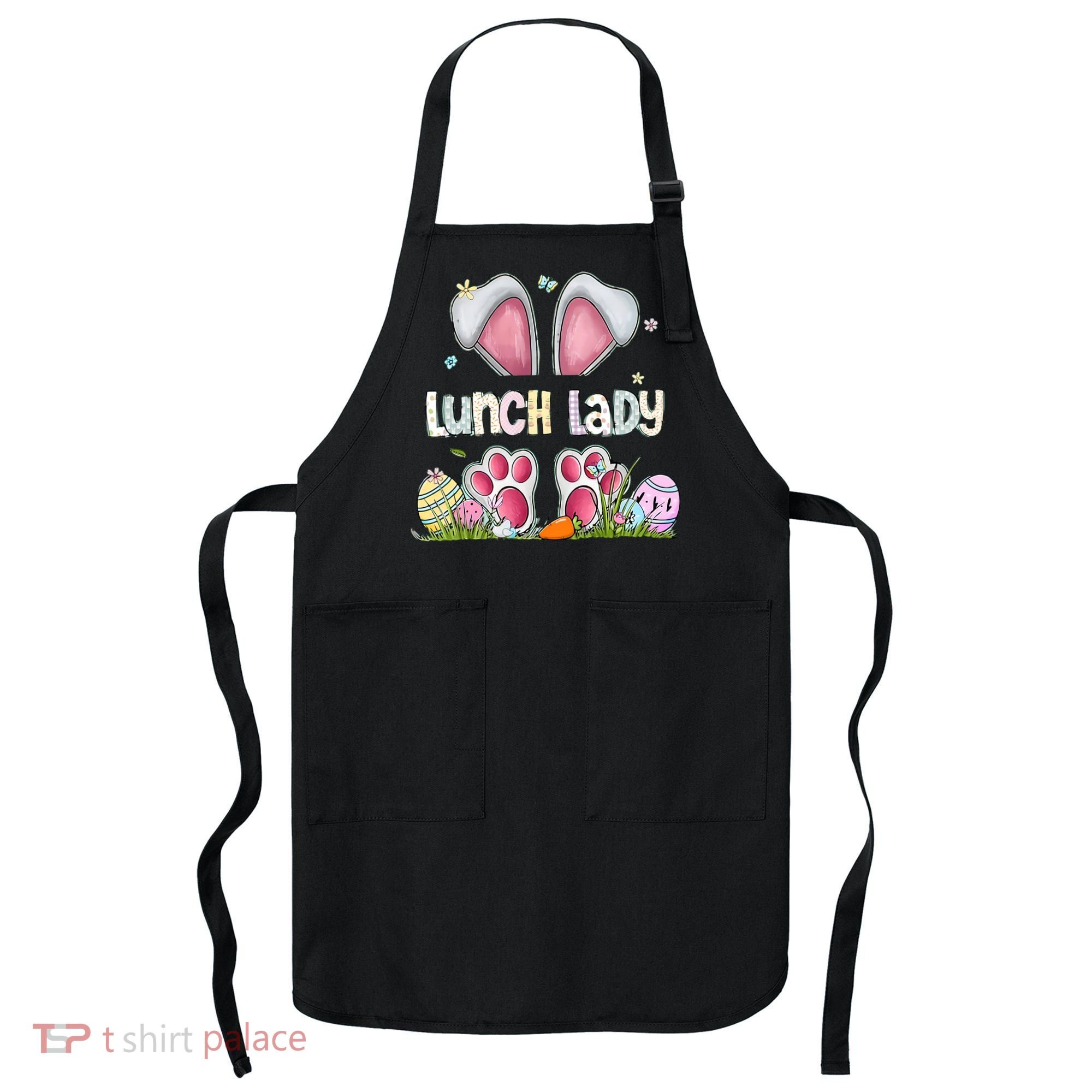 Lunch Lady Bunny Cute Easter Lunch Lady Easter Cafeteria Worker Lunch Apron