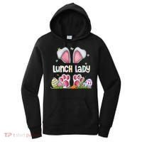Lunch Lady Bunny Cute Easter Lunch Lady Easter Cafeteria Worker Lunch Women's Hoodie thumb 0