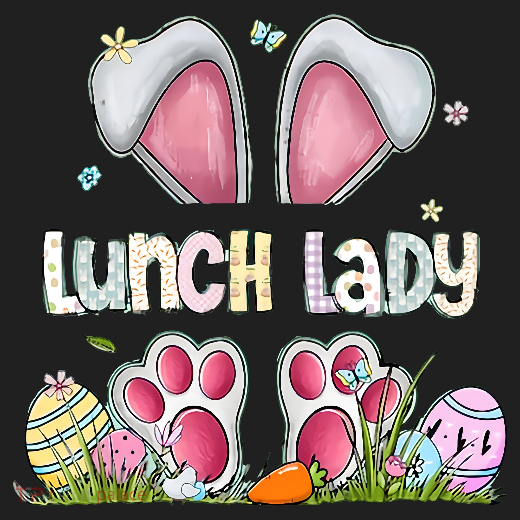 Lunch Lady Bunny Cute Easter Lunch Lady Easter Cafeteria Worker Lunch Hat
