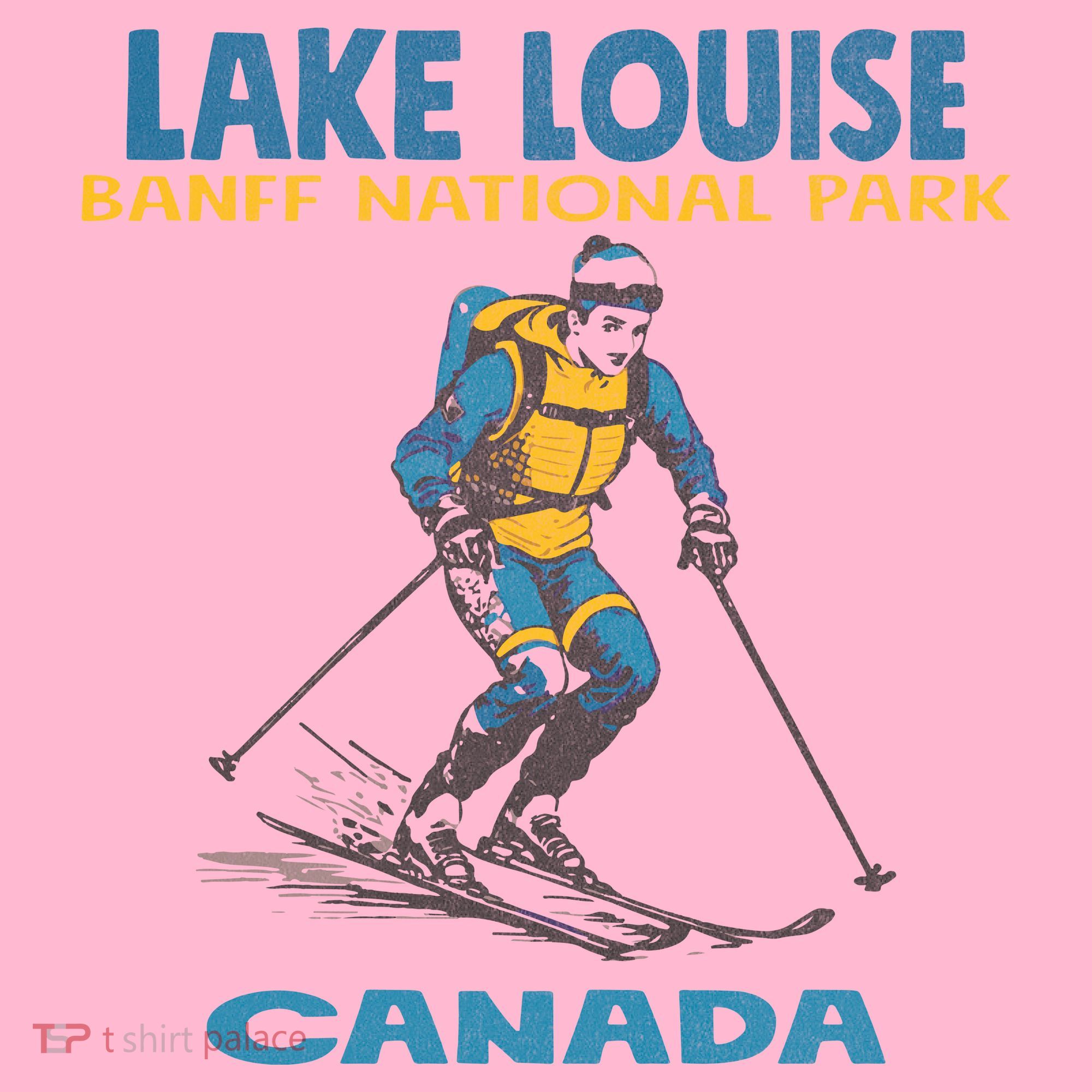 Lake Louise Banff National Park Alberta Canada. Coaster
