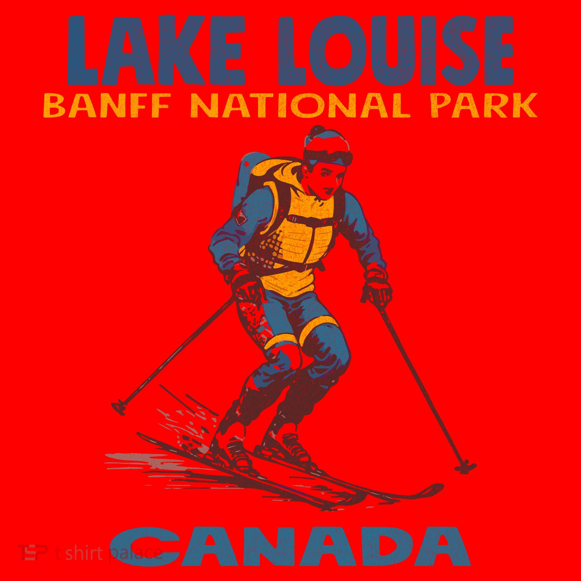 Lake Louise Banff National Park Alberta Canada. Santa Hat