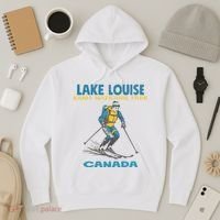 Lake Louise Banff National Park Alberta Canada. Hoodie thumb 3