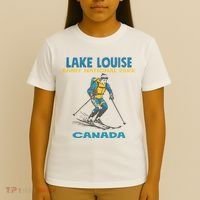 Lake Louise Banff National Park Alberta Canada. T-Shirt thumb 4