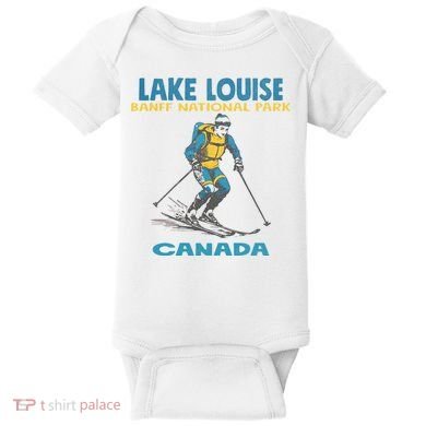Lake Louise Banff National Park Alberta Canada. Baby Bodysuit