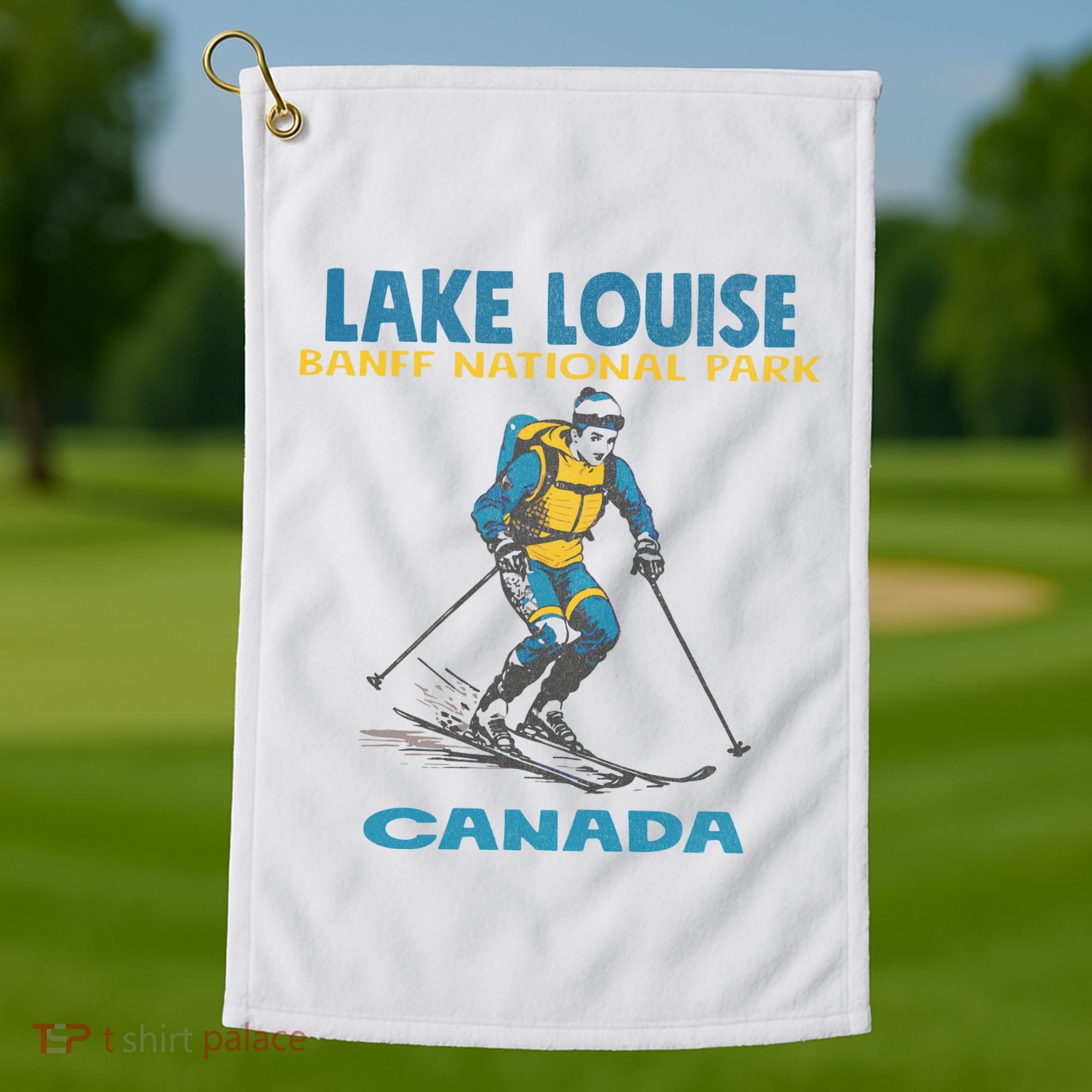 Lake Louise Banff National Park Alberta Canada. Golf Towel