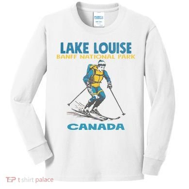 Lake Louise Banff National Park Alberta Canada. Kids Long Sleeve Shirt