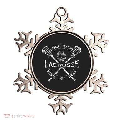 Lacrosse Legally Beating People With Sticks Ornament