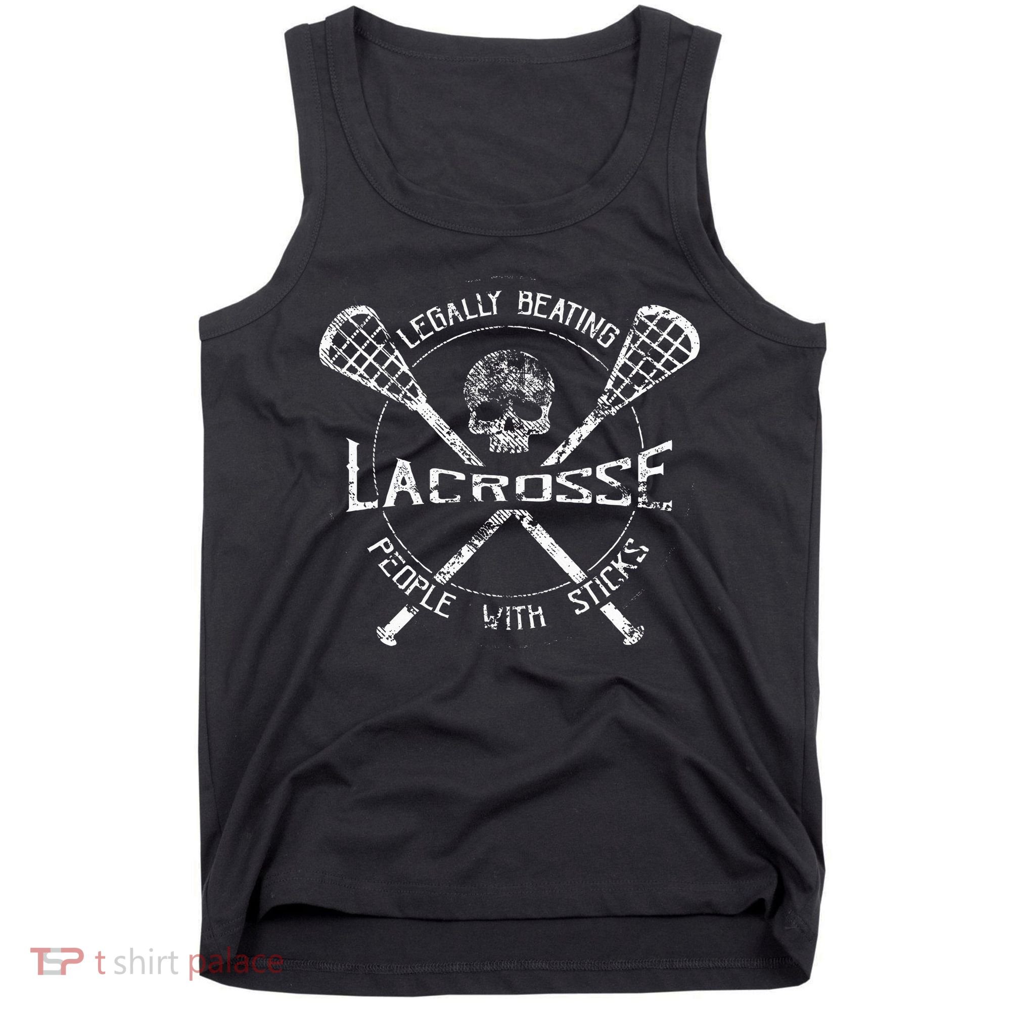 Lacrosse Legally Beating People With Sticks Tank Top
