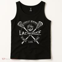 Lacrosse Legally Beating People With Sticks Tank Top thumb 2