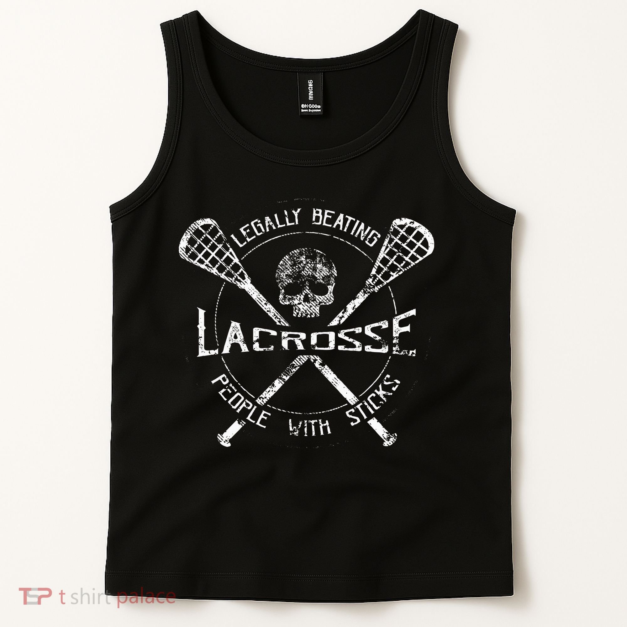 Lacrosse Legally Beating People With Sticks Tank Top