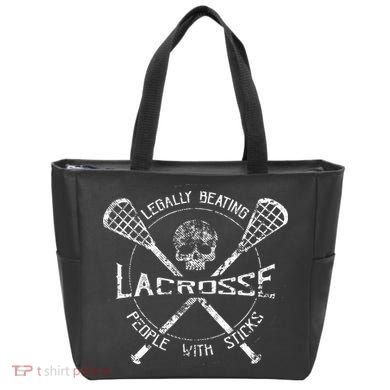Lacrosse Legally Beating People With Sticks Tote Bag