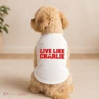 Live Like Charlie Kirk Doggie Tank thumb 2