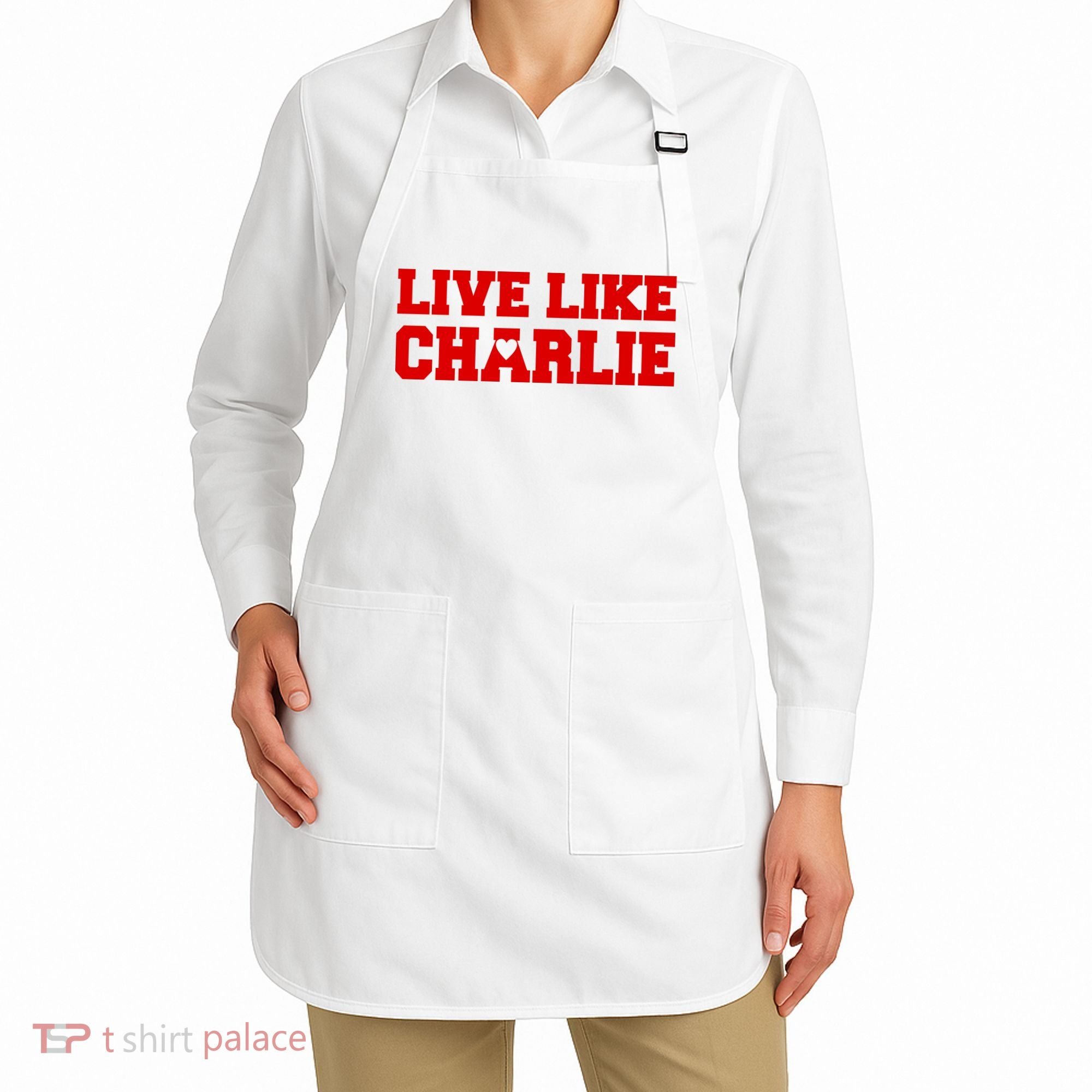 Live Like Charlie Kirk Apron