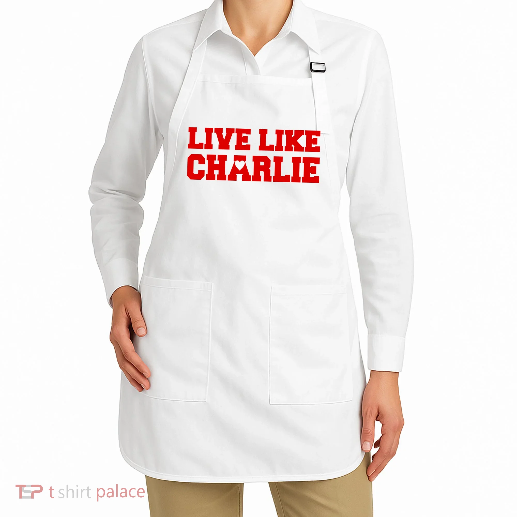 Live Like Charlie Kirk Apron