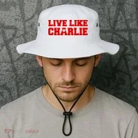 Live Like Charlie Kirk Bucket Hat thumb 2