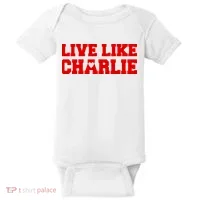 Live Like Charlie Kirk Baby Bodysuit thumb 0