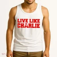Live Like Charlie Kirk Tank Top thumb 3