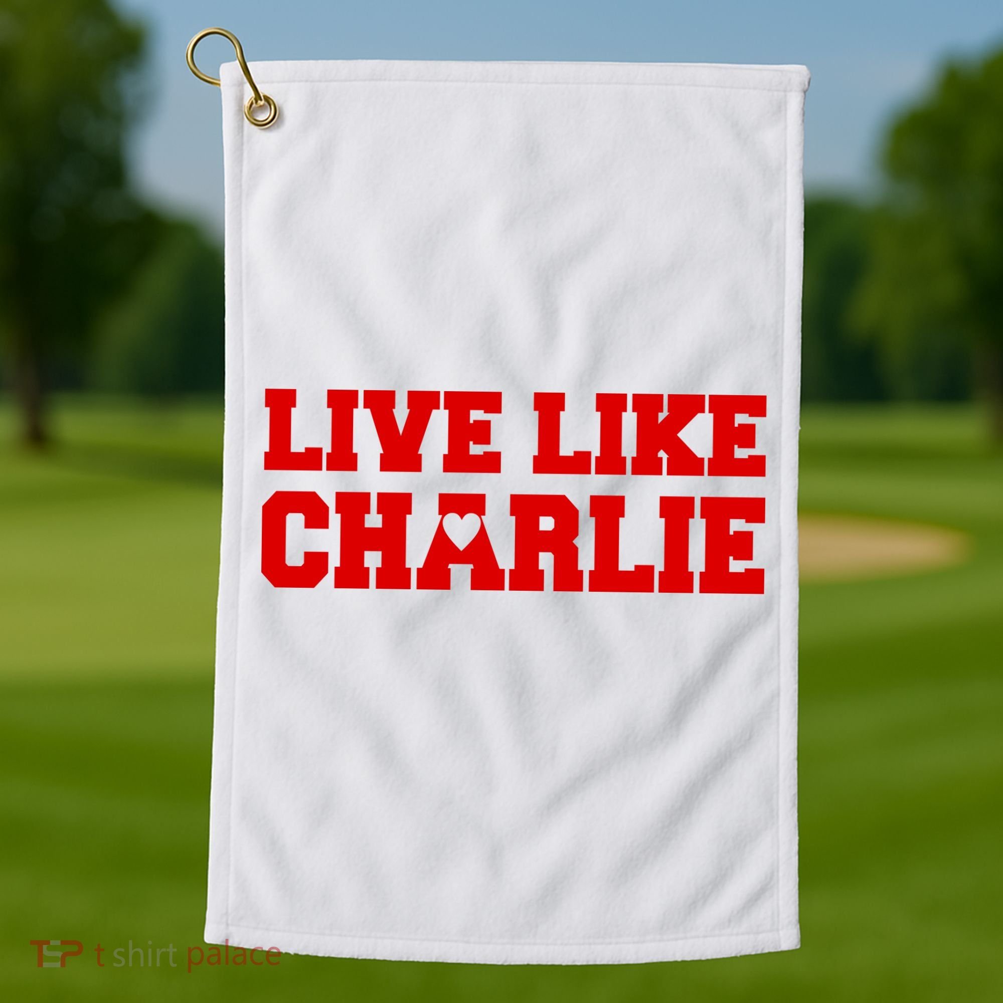 Live Like Charlie Kirk Golf Towel