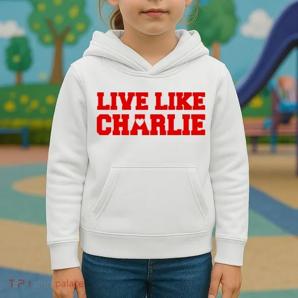 Live Like Charlie Kirk Kids Hoodie