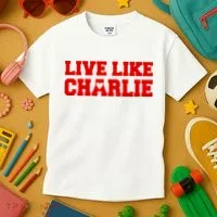 Live Like Charlie Kirk Kids T-Shirt thumb 3