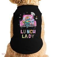 Lunch Lady Cute Truck Lunch Ladies Squad Cafeteria Crew Doggie Tank thumb 0