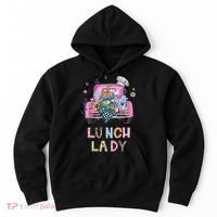 Lunch Lady Cute Truck Lunch Ladies Squad Cafeteria Crew Hoodie thumb 0