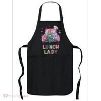 Lunch Lady Cute Truck Lunch Ladies Squad Cafeteria Crew Apron thumb 0