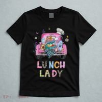 Lunch Lady Cute Truck Lunch Ladies Squad Cafeteria Crew T-Shirt thumb 5