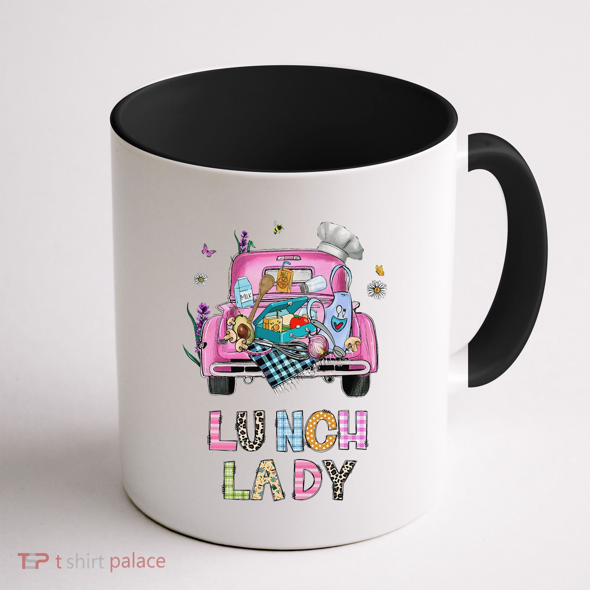 Lunch Lady Cute Truck Lunch Ladies Squad Cafeteria Crew Coffee Mug