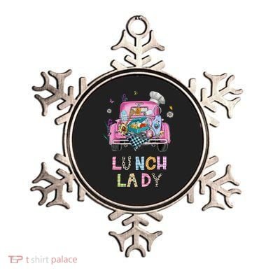 Lunch Lady Cute Truck Lunch Ladies Squad Cafeteria Crew Ornament