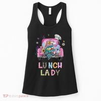 Lunch Lady Cute Truck Lunch Ladies Squad Cafeteria Crew Women's Tank Top thumb 0