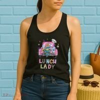 Lunch Lady Cute Truck Lunch Ladies Squad Cafeteria Crew Women's Tank Top thumb 2
