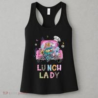 Lunch Lady Cute Truck Lunch Ladies Squad Cafeteria Crew Women's Tank Top thumb 3